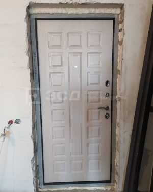 Антивандальная 2х контурная дверь сноу 860х2050 российского производства - фото